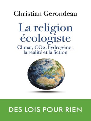 cover image of la religion écologiste